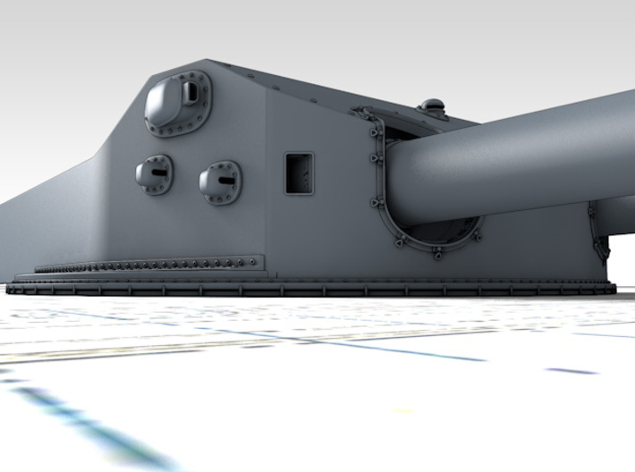 1/600 Bayern Class 38cm/45 (14.96") SK L/45 Guns 3d printed 3d render showing product detail