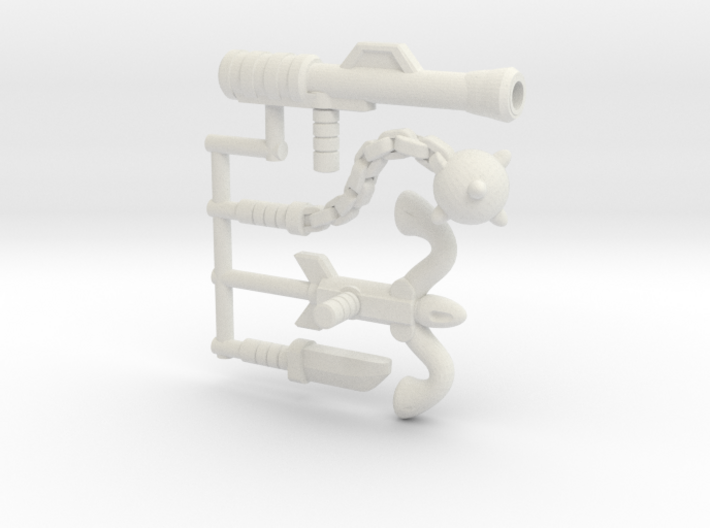 Dino-Riders Rulon Weapons (Multisize) 3d printed