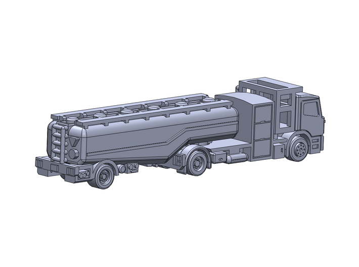 Fuel 3axle trailer v2 rev1 3d printed 