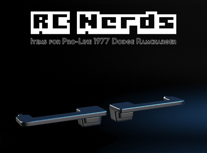 RCN240 Door handles forPL Dodge Ramcharger 3d printed