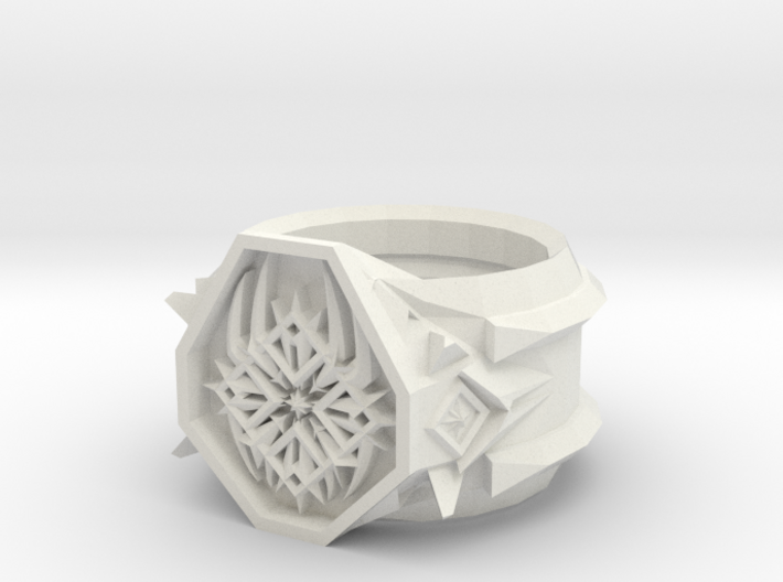 Raizer Ring Wide Version A Size 10 3d printed