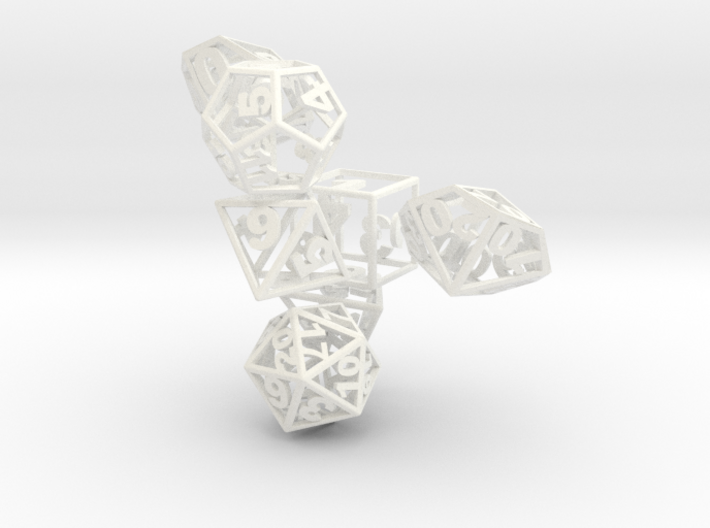 Wire Dice Set with Decader 3d printed