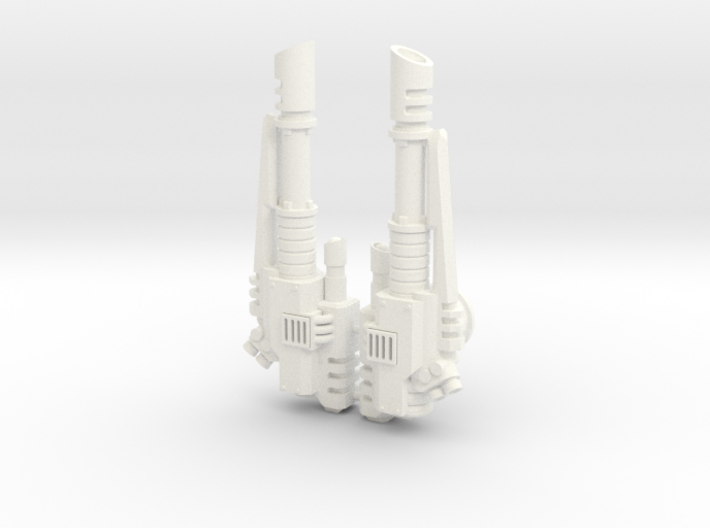 Linebacker Turret Weapons: Twin Laser Cannons 3d printed