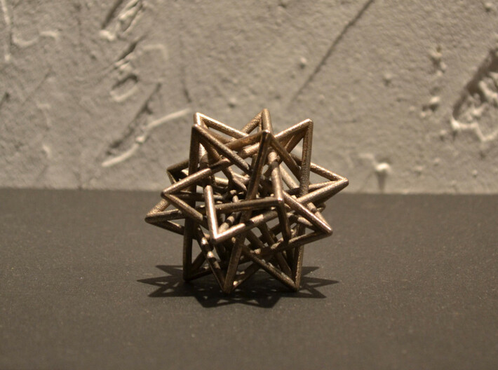 5 Tetrahedra inside 5 Tetrahedra 3d printed 
