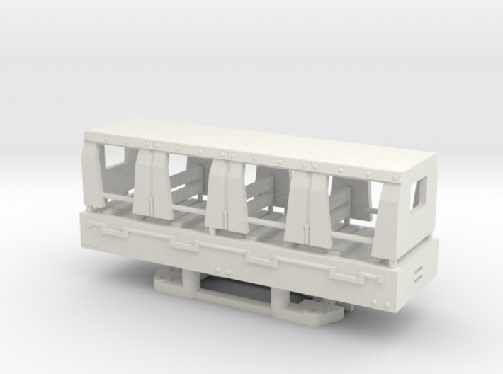 009 Colliery Coach 3d printed 