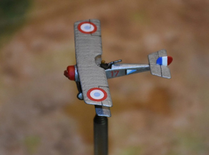 Nieuport 12 3d printed Photo and paint job courtesy Peter &quot;Teaticket&quot; at wingsofwar.org