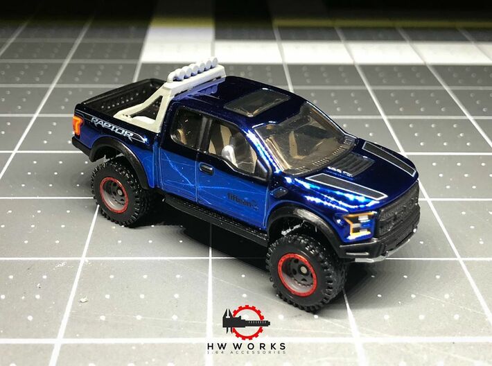 Set of 6 - Offroad Performance Rack Ford Raptor 3d printed