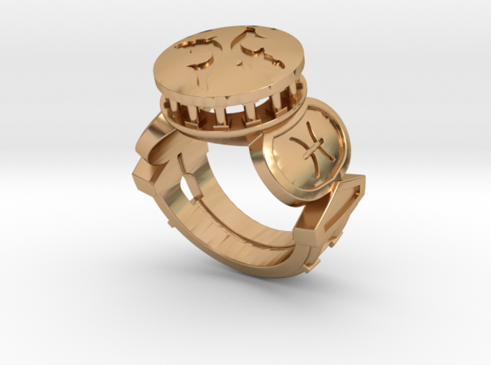 Pisces Ring 3d printed