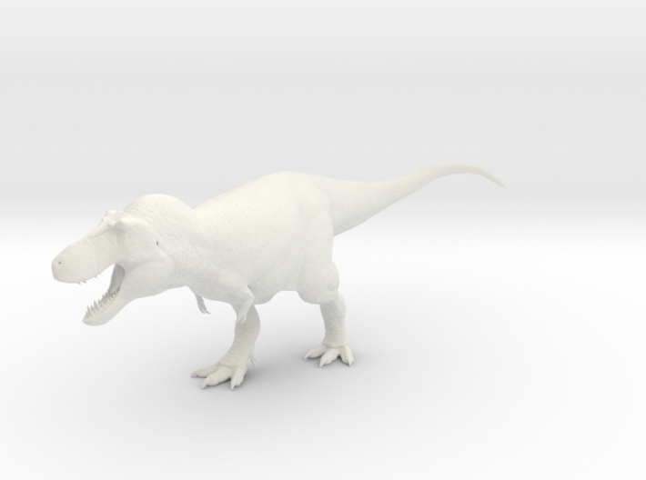 Tyrannosaurus rex Model 1/85 or 1/50 Scale V2 3d printed 