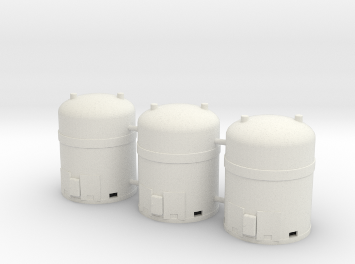 1/50th Industrial Hazardous Waste Containers (3) 3d printed
