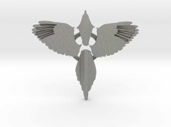 Magpie Pin (no spike) 3d printed