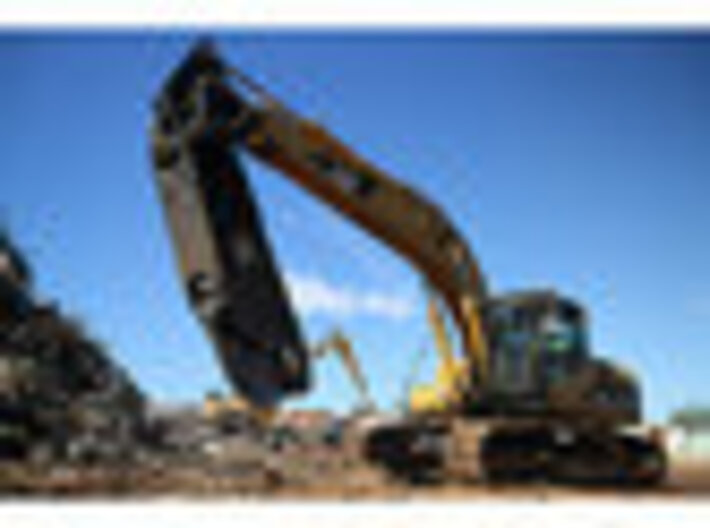 1/50th Scrap and Demolition Excavator boom Shear 3d printed 