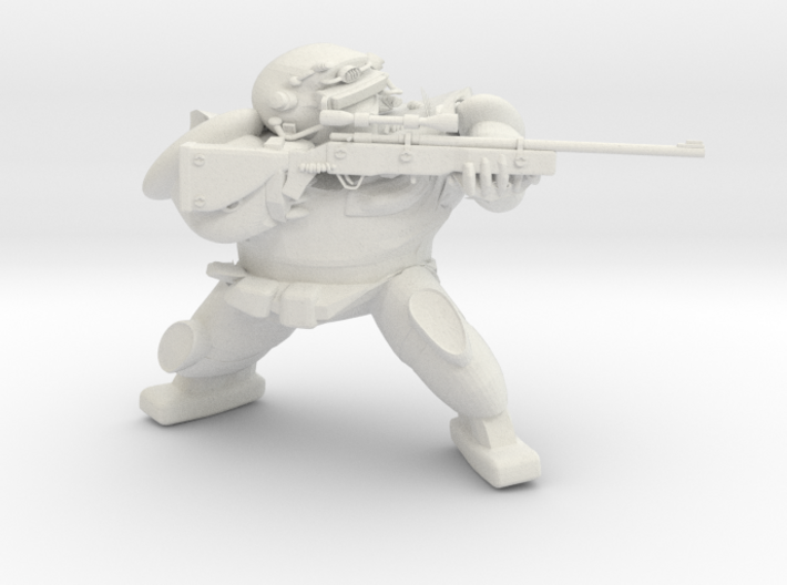 FallOut Fighter Sniper 3d printed