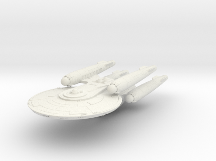 Federation Sonoma Class IV BattleShip 3d printed