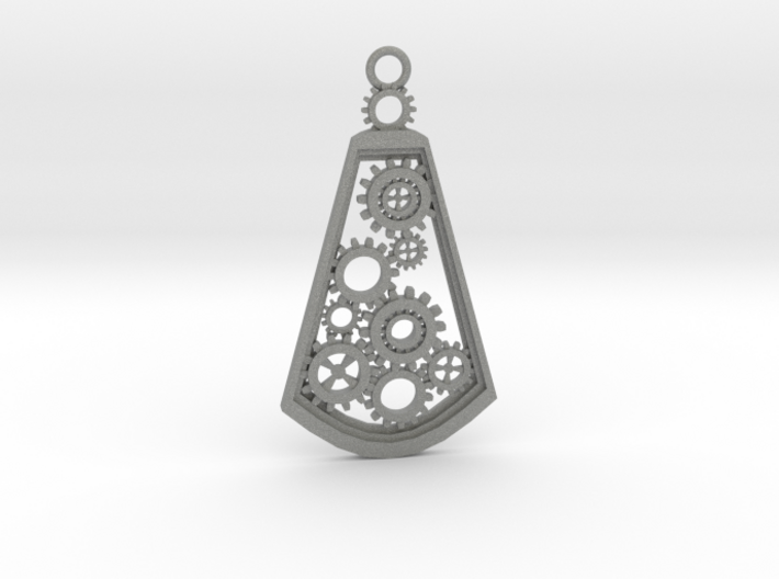Steampunk pendant 3d printed
