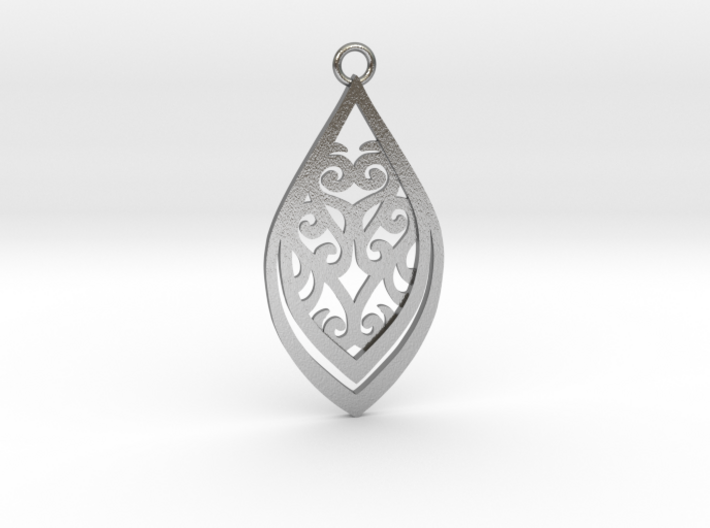 Nessa pendant steel 3d printed