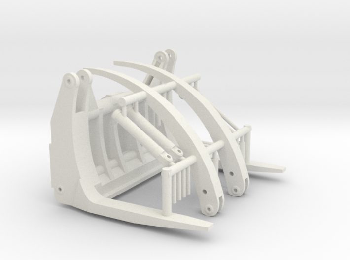1/50th Log forks for Front End Wheel Loader 3d printed