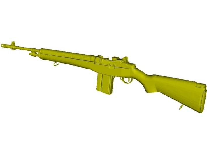 1/15 scale Springfield Armory M-14 rifle x 1 3d printed