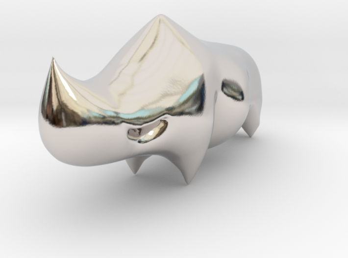 Rhino Sculplture 3d printed