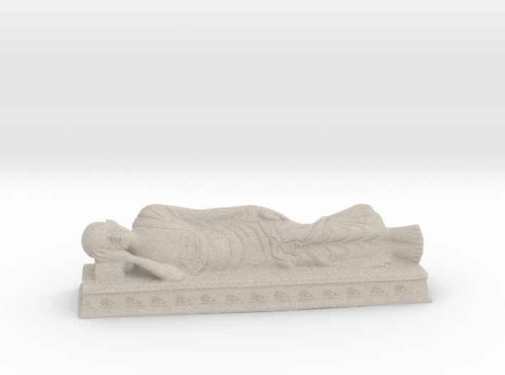 Sleeping Gandhi 3d printed