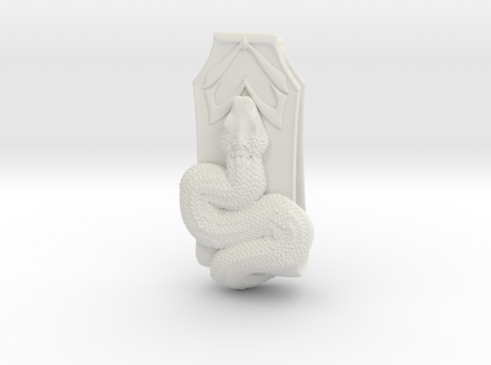 &quot;The Protector&quot; Rattle snake Cash clip 3d printed