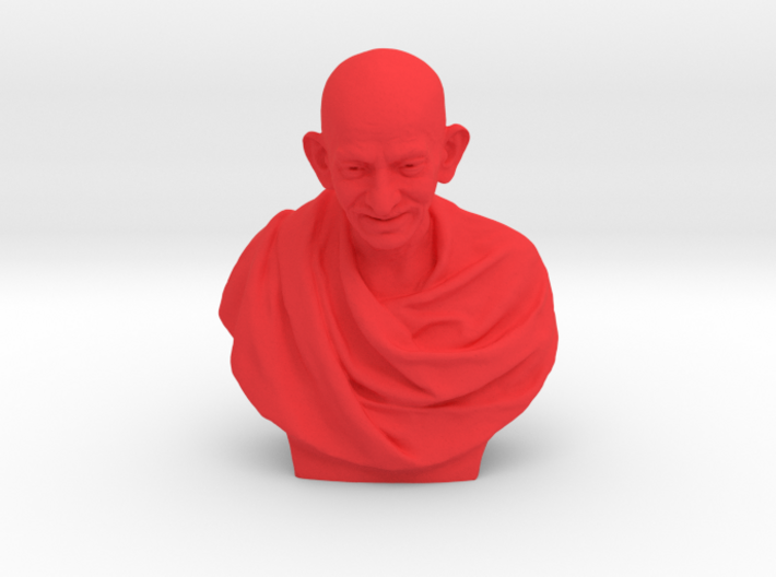 Gandhi bust 3d printed