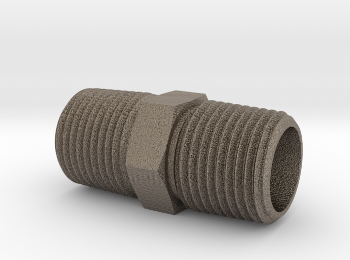 COMPACT EXTREME-PRESSURE STEEL THRD FITTING 1-2 (1 3d printed
