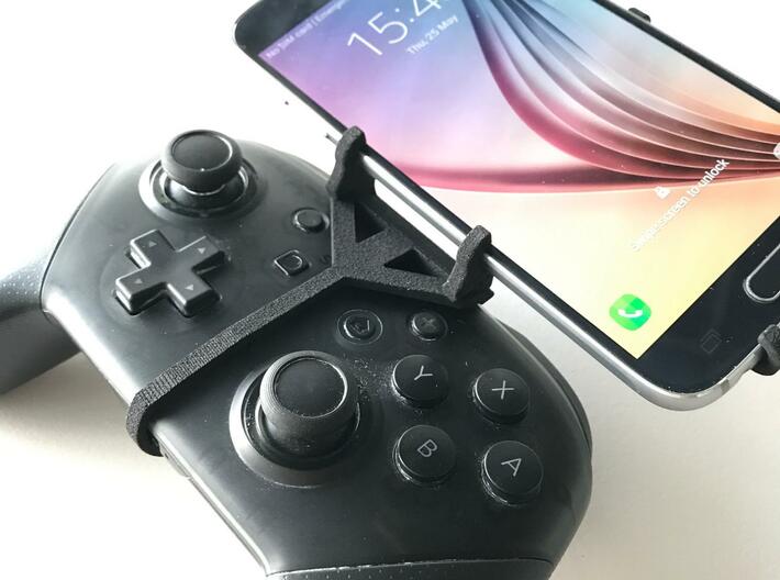Nintendo Switch Pro controller &amp; LG G8X ThinQ - Fr 3d printed Nintendo Switch Pro controller - Front Rider - Front View