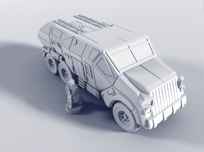 Sci Fi Transport Vehicle (1 included)– 6mm 3d printed 