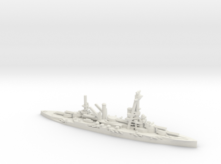 French Bretagne-Class Battleship 3d printed