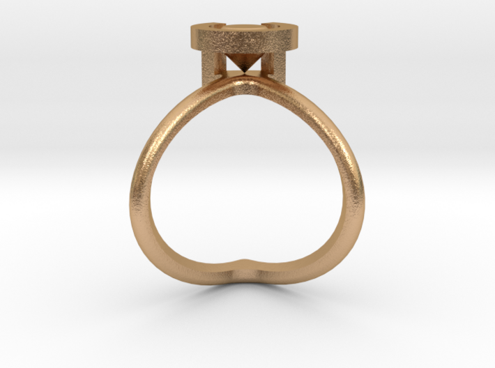 Cristopher's Engagement Ring 3d printed
