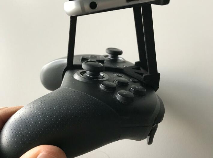 Nintendo Switch Pro controller & Realme XT - Over  3d printed Nintendo Switch Pro controller - Over the top - Side View