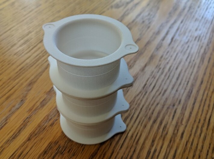 Hood Vent rings 6pcs 3d printed 