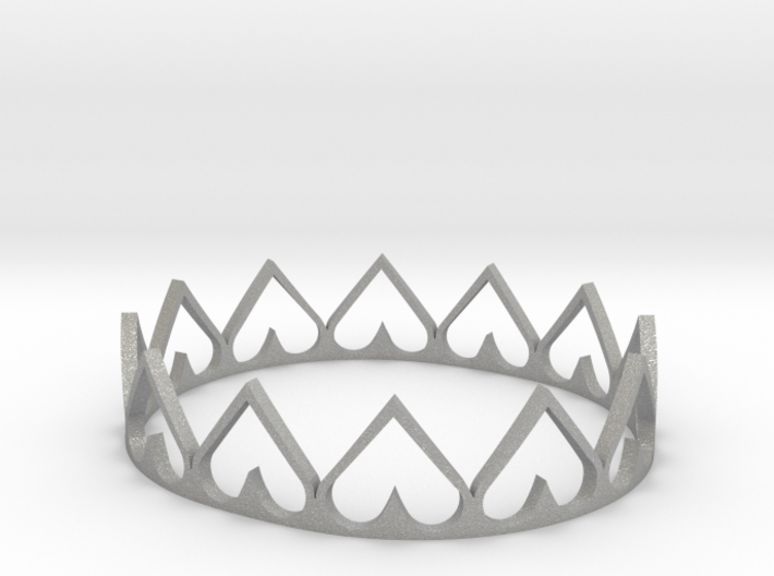 Heart Crown 3d printed