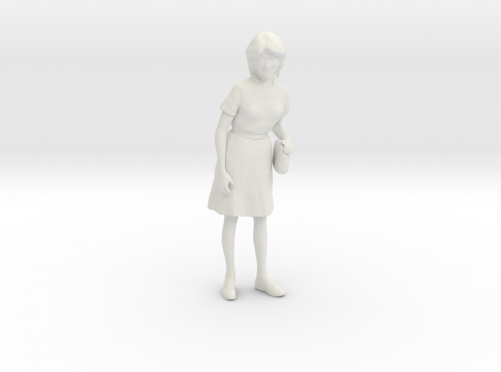 1/24 Spectator Lady in Skirt 3d printed