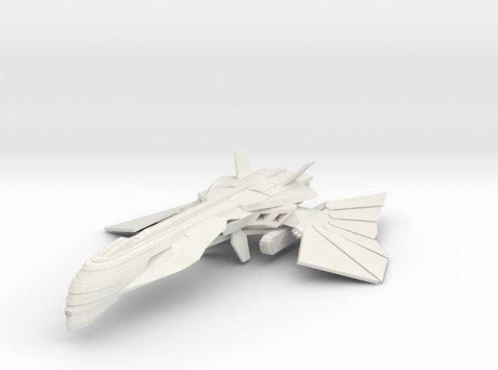 Romulan Core Class Destroyer WarBird V2 3d printed