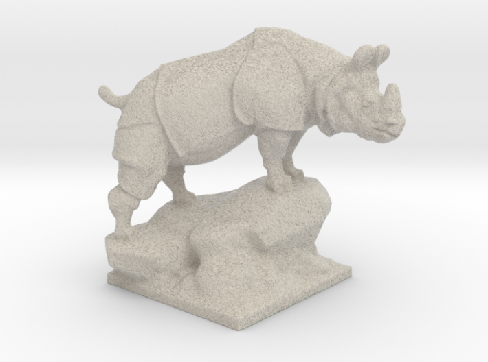 Rhinoceros 3d printed 