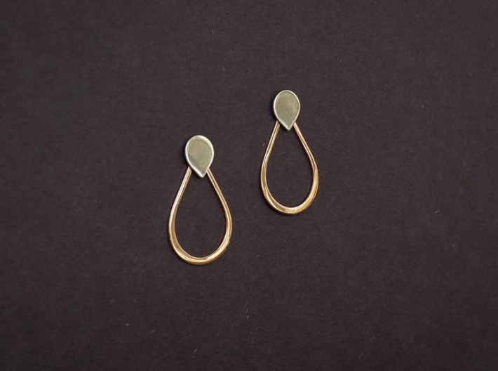 Drops Stacking Earrings - PART 2 3d printed 