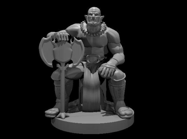 Goliath Barbarian Chieftain 3d printed