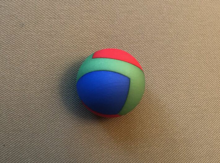 ReCube Sphere 3d printed 