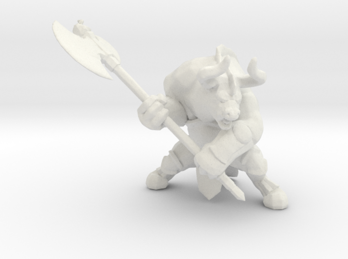 Minotaur with Axe DnD miniature games rpg dungeons 3d printed