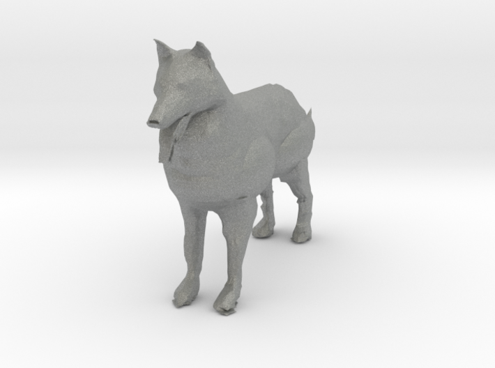 HO Scale German Shepard 3d printed This is a render not a picture