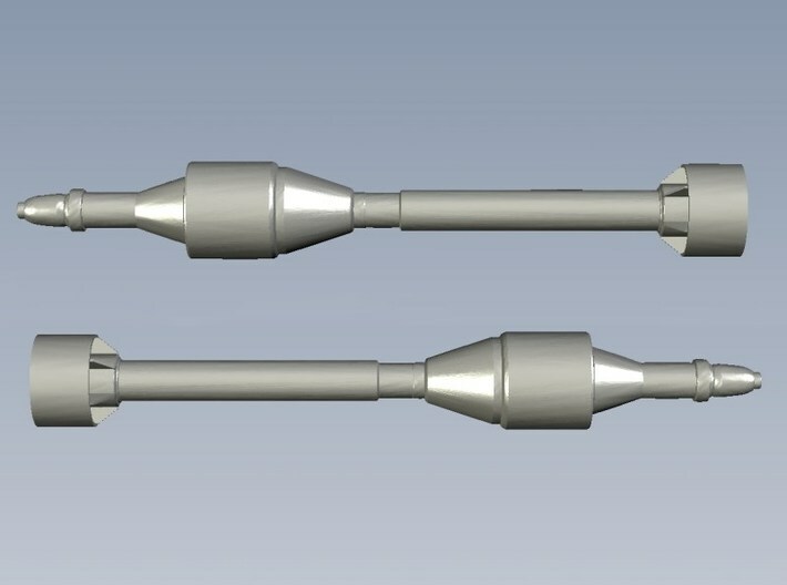 1/15 scale Panzerschreck Gr 4312 rockets x 10 3d printed 