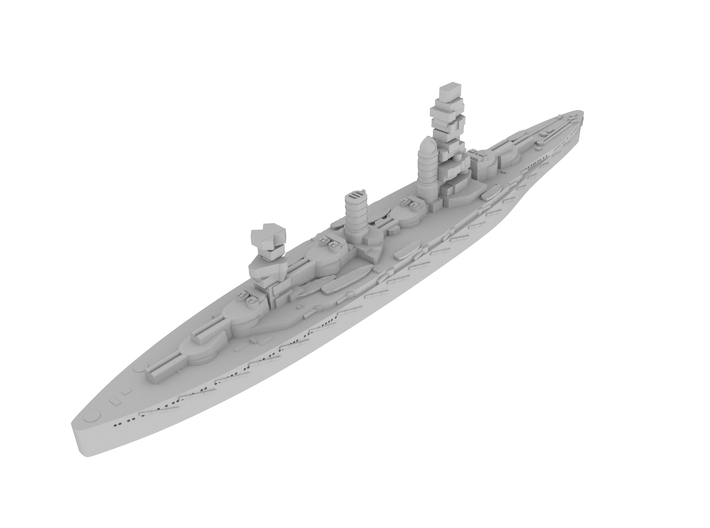 Fuso Class Battleship (1925) [x2] 3d printed 