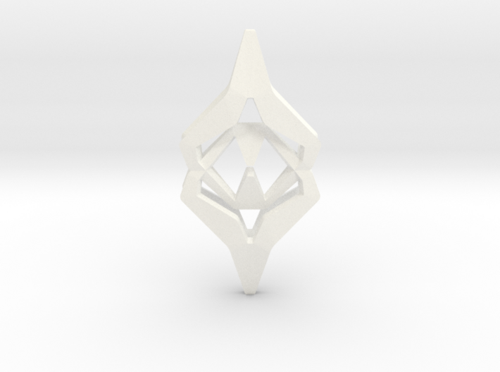 HEART TO HEART Attracture, Pendant 3d printed 