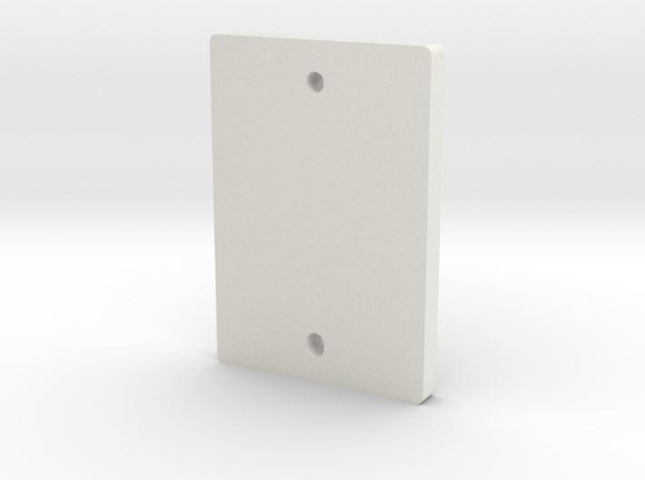 Single Gang Oversized Blank Plate (US Decora) 3d printed 