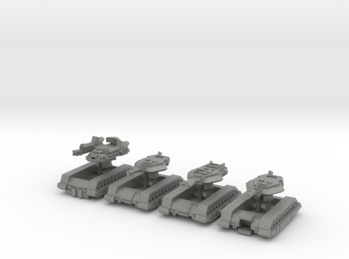 All-terrane Tank patrol 3d printed