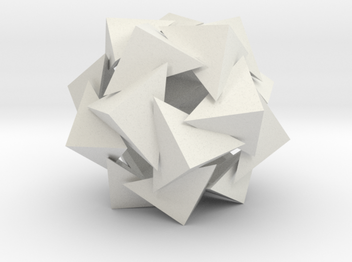 Crooked Star Dodecahedron 3d printed