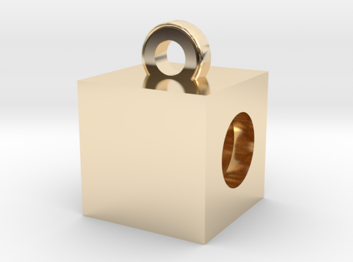Boxing Rings Cubed Pendent 3d printed