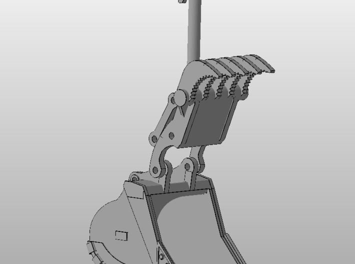 1:50 Progressive-Link Thumb Set for 320DL 3d printed 